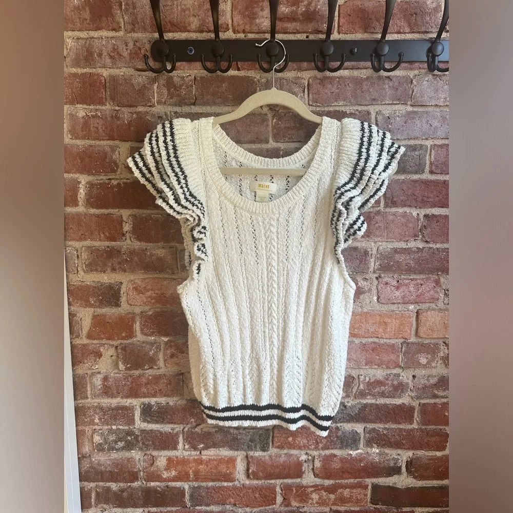 Anthropologie MAEVE Knit Sweater Top (NWOT) - Picture 4 of 8